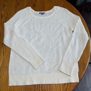 Vince Waffle Knit Cashmere Sweater Size Medium